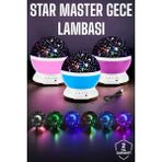 Senson Mavi ve Mor Işıklı Projeksiyon Lambası - Lisinya