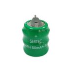 Senson Sertec - 3.6V 3S1P 80 Mah 2 Pin Nı-Mh Buton Pil