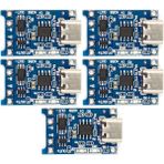 Sensör Modül ( 5 Adet) TP4056 Bms Korumalı Şarj Aleti 3,7V (Type-C)