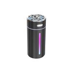 Sensoria Oto Koku Makinesi Araç Ultrasonik Hava Nemlendirici Aroma Difizörü Humidifier Şarjlı Buhardanlık Led Işıklı Şarjlı Metalik Renk