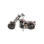 Sensoria Vintage Bronz Retro El Yapımı Motosiklet Metal Ev İş Dekorasyonu Hediyelik Süs Eşyası 20 Cm
