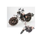 Sensoria Vintage Bronz Retro El Yapımı Motosiklet Metal Ev İş Dekorasyonu Hediyelik Süs Eşyası
