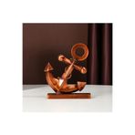 Sensoria Vintage Metal Tekne Çapası Masa Üstü Biblo Gemi Çapası Hediyelik Süs Eşyası Ev ve Ofis Süsü