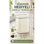 Sensörlü Çöp Kovası 20 Litre Antibakteriyel Uv Işık Çöp Torbası Sabitleyici Aparat 4 Pil Hediyeli