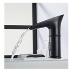 Sensörlü Musluk Eller Dokunmatik Banyo Lavabo Musluğu Antik Bronz Vinç, Mutfak(Long-black)