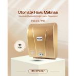Sensörlü Otomatik Kağıt Havluluk ( Kağıt Havlu Dispenseri) 21 Cm Gold