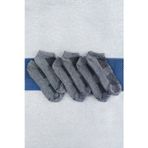 Sensu File Örgü Unisex 6'lı Patik Çorap CRP4062 GRİ