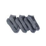 Sensu File Örgü Unisex 6'Lı Patik Çorap,Grı 35-38