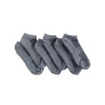 Sensu File Örgü Unisex 6'Lı Patik Çorap,Grı 39-42