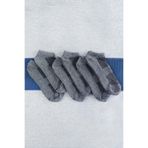 Sensu File Örgü Unisex 6'Lı Patik Çorap,Grı 43-46