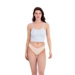 Sensu Kadın İp Askılı Lazer Kesim Crop Büstiyer - BST2005 MAVI 2XL