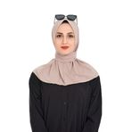 Sensu Kadın Tesettür Hazır Çıtçıtlı Hijab Bone Şal AÇIK VİZON