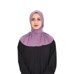 Sensu Kadın Tesettür Hazır Çıtçıtlı Hijab Bone Şal,Gulkurusu Standart