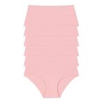 Sensu Kadın Yüksek Bel Dikişsiz Seamless Lazer Kesim Külot 6'Lı Kts5050,Pembe S/M