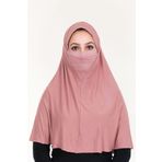 Sensu Peçeli Hazır Türban Pratik Şal Hijab Namaz Örtüsü