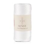 SENSY 2 Mm - 200 gr Polyester Makrome Ipi Beyaz 230 M Polyester Makrome Ip Supla Ip Ve Çanta Ipliği
