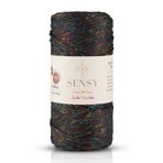 Sensy 2 Mm Multi Sparkle Simli Polyester Makrome İpi