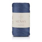 SENSY 3 Mm - 250 gr Polyester Makrome Ipi Kot Mavisi 120 M Polyester Makrome Ip Supla Ip Ve Çanta Ipliği