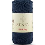 Sensy Chic&easy 200 gr Slim Supra Ipi Mumlu Ip Runner Ipi Çanta Ipi Makrome Ip Pase Ip - Lacivert