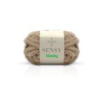 SENSY Chunky El Örgü Ipliği 200 gr Parmak Örgü Ipi Battaniye Ipi Sütlü Kahve
