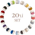 Sensy Premium 20'li Set 50 gr Baby Cotton Amigurumi ve Punch İpi Yumuşak Pamuk İplikler