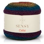 Sensy Premium Cake El Örgü Ipi Şal Bluz Aksesuar Ipi Ebruli Ip - 567