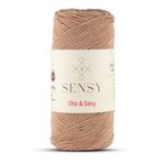 SENSY Premium Chic&Easy 200 gr Slim Supra İpi Mumlu İp Makrome İpi Çanta İpi Makrome İp Vizon