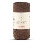 SENSY Premium Chic&Easy 200 gr Supra İpi Mumlu İp Runner İp Çanta İpi Pase İp Makrome İpi Kahverengi