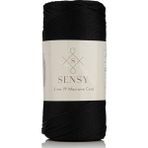 Sensy Premium Siyah Renk 2 mm Makrome İpi 200 gr %100 PoliPropilen ile Hobi Projeleri İçin