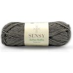 Sensy Premium Softee Raffia Yumuşak Kağıt Ip Rafya Ipi Tığ Ipi Çanta Ipi El Örgü Ipi Hobi Ipi - Gri