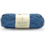 Sensy Premium Softee Raffia Yumuşak Kağıt Ip Rafya Ipi Tığ Ipi Çanta Ipi El Örgü Ipi Hobi Ipi - Mavi