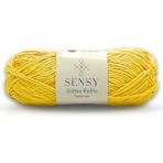 Sensy Premium Softee Raffia Yumuşak Kağıt Ip Rafya Ipi Tığ Ipi Çanta Ipi El Örgü Ipi Hobi Ipi - Sarı
