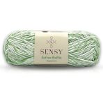 Sensy Premium Softee Raffia Yumuşak Kağıt Ip Rafya Ipi Tığ Ipi Çanta Ipi El Örgü Ipi Hobi Ipi - Yeşil Batik