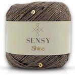 Sensy Shine Pullu Örgü Ipi Pullu İp - Vizon