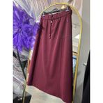 Sentez Elenna Çan Etek - 44 - 01-Bordo