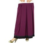 Sentez Kadın Mor Uzun Etek SZ16K2745 - 40 - Vişne