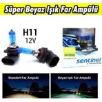 Sentinel H11 12 V 5000 K Beyaz Ampul