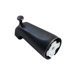 SENTO BETTER HOME BETTER LIFE Kaydırmalı Yağ Bronz Evrensel Banyo Küveti Musluk Yönlendiricili Dayanıklı Ağır Hizmet Tipi Metal Küvet Bataryası Duş Yönlendiricili - 10 cm 1/2 cm Bakır Boru, Yağla Pürüzsüzleştirilmiş Bronz