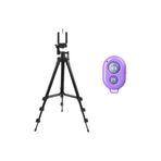 Sentor Profesyonel 105CM Tripod Bluetooth Kumandalı Telefon Fotoğraf Makinesi Tripodu Metal Tripod Tripot