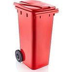 ŞENYAYLA 120 LT ÇÖP KONTEYNER İ (Kırmızı Plastik)