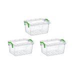 Şenyayla 2670 Elite Saklama Kabı - 3 Adet 14 x 21 cm - Yeşil