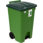 Şenyayla 85 Litre Pedallı Çöp Konteyner - Asker Yeşili