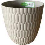 Şenyayla Desenli Saksı 5 Lt. No:4 (Ø 21*20 Cm) - Gri