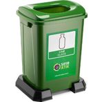 Şenyayla Plastik 50 Lt Sıfır Atık Geri Dönüşüm Çöp Kovası (Cam Atık)