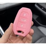 Şenyıldız Aksesuar Citröen C3 C4 C5 Aircross Ds3 Ds4 Ds5 Anahtar Kılıfı Sustasız Model Anahtarsız Çaliştırma - Pembe
