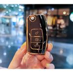 Şenyıldız Aksesuar Ford Focus Fiesta Mondeo B Max C Max Kuga Tourneo Anahtar Koruma Kılıf - Siyah