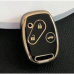 Şenyıldız Aksesuar Honda Civic Fd6 Crv Accord 3 Tuşlu Anahtar Koruma Kılıfı - Siyah