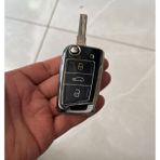 Şenyıldız Aksesuar Skoda Octavia Scala Super B Kamiq Anahtar Koruma Kılıfı - Siyah - Gümüş