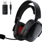 SENZER X100 PC için Mic ile Kablosuz Oyun Kulaklığı PS4 PS5 Nintendo Anahtarı Xbox One için Kablolu, Bluetooth, 40H+Saat Stereo Ses, Rahat Oyun Kulaklıkları, Özelleştirilmiş Yan Plakalar