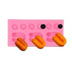 Senzooe DIY Little Bear Little Rabbit Little Chicken Expression Sugar Cake Decoration Chocolate Baking Mold Tool (15-543)